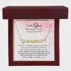 Collar de Oro + Caja de Regalo con Tarjeta LED