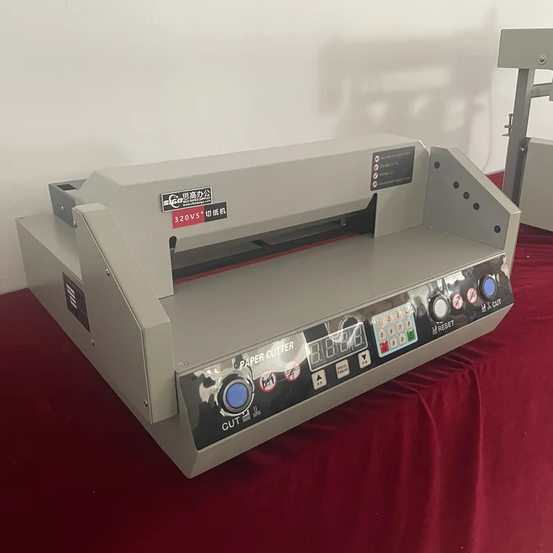 Table Top Control Cutting for 3 Side of A4 Size Book Digital Paper Cutting Machine