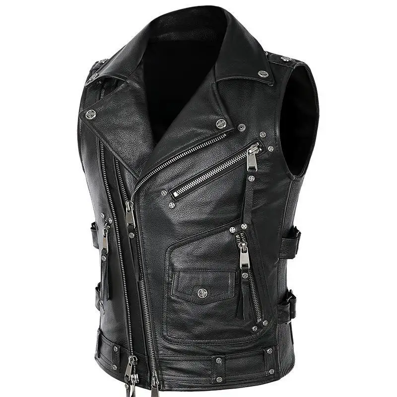 sleeveless motorcycle jacket