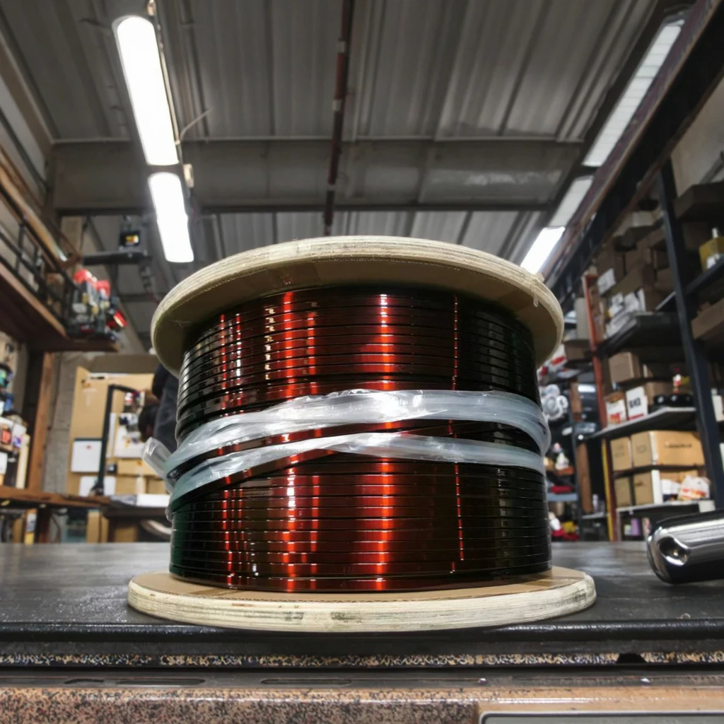 Self Adhesive Polyurethane Enameled Copper Clad Aluminum Wire Class 180