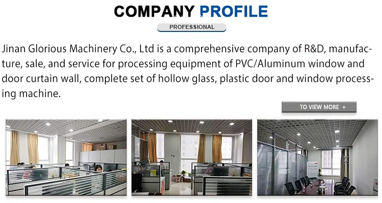 Four Head Welding PVC window making Machines