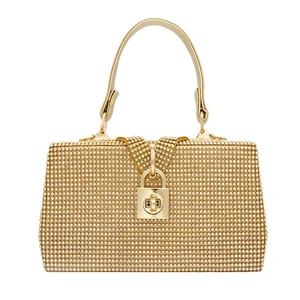 Custom Fashion High Quality Ladies Shoulder Crossbody Bags Luxury Evening Clutch Bag Rhinestone Wedding Women Purse and Handbags