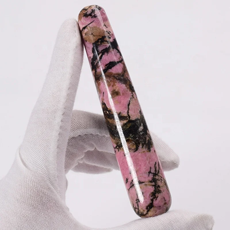 ナチュラルジェードマッサージスティック - クリスタルヨニワンド、肌