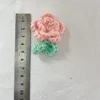 2#4cm pink with leaves