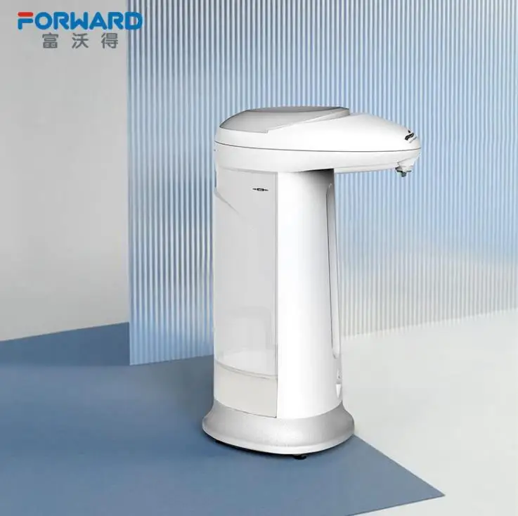 hotel 280ml waterproof plastic large capacity free standing automatic liquid soap dispenser