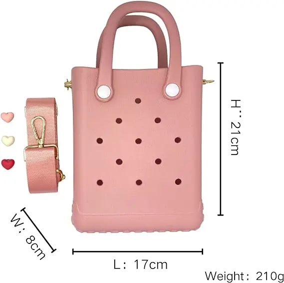 One shoulder cute EVA beach bag -Size S   waterproof washabledurable Premium stylish ALF-037 Laudtec