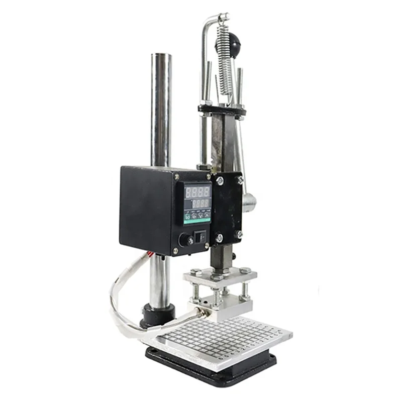 Automatic PU Leather Label Patch Embossing Machine logo Stamp Production Machine