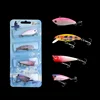 Set 2 carpes rouges style japonais topwater wave-action popper bullet