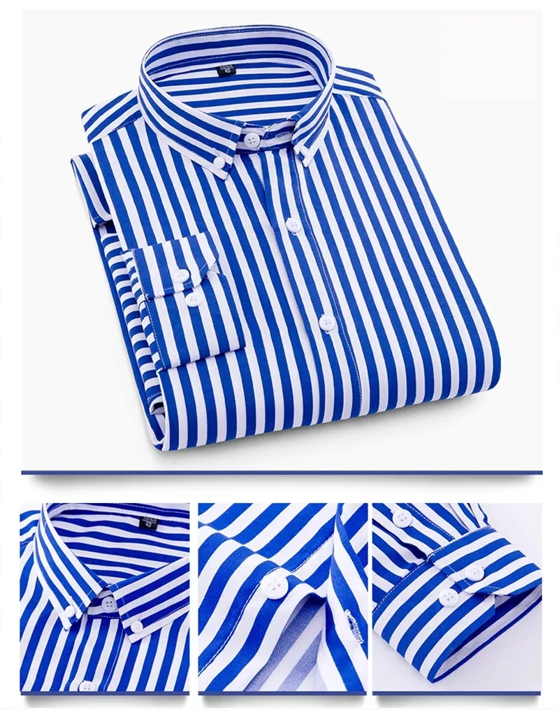 Wholesale Custom Slim Fit Casual T-shirts Pour Hommes Polos Bordados Shirts For Men Quick Dry Long Sleeve Men's Shirt606_voghion.com