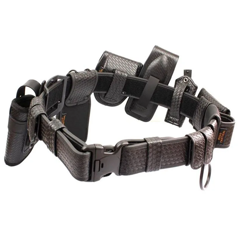 Outdoor Premium Detachable Camping and Everyday Use Duty Belt Rig Kit Tactical Duty Belt Handcuff Case Radio Holder Belts