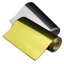 Factory supply  30m weak solvent light gold light silver film   self-adhesive gold foil silver foil film