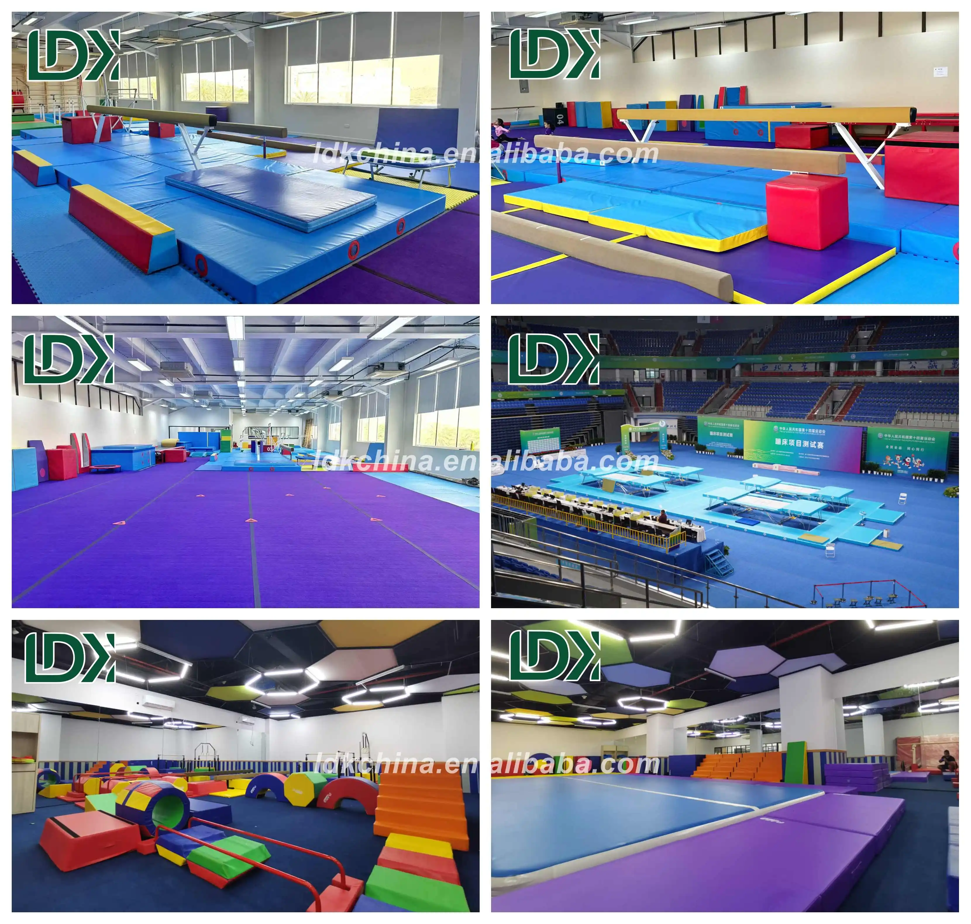 LDK Custom Size Foam Sponge Mat Gymnastics bar protection Mat for Kids/adult