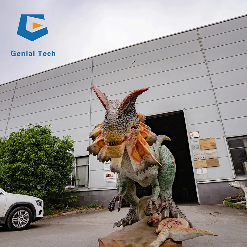 JNZ23J26 Lifesize Remote Control Animatronic Dinosaurs 3d Model