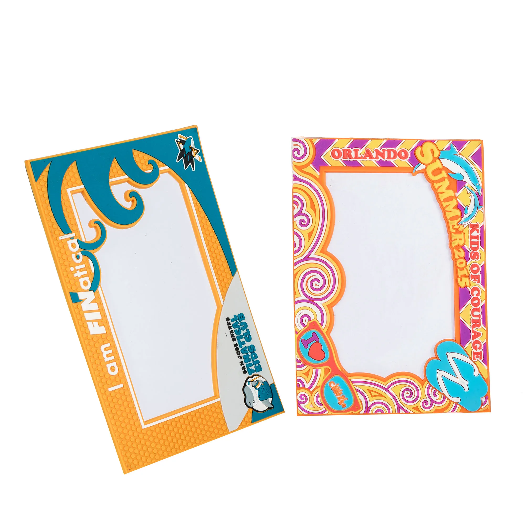 Picture Frame Nice Cartoon Photo Frames Customized OEM High Performance 3d Custom Picture Photo Soft PVC Rubber Frame 6 Inches