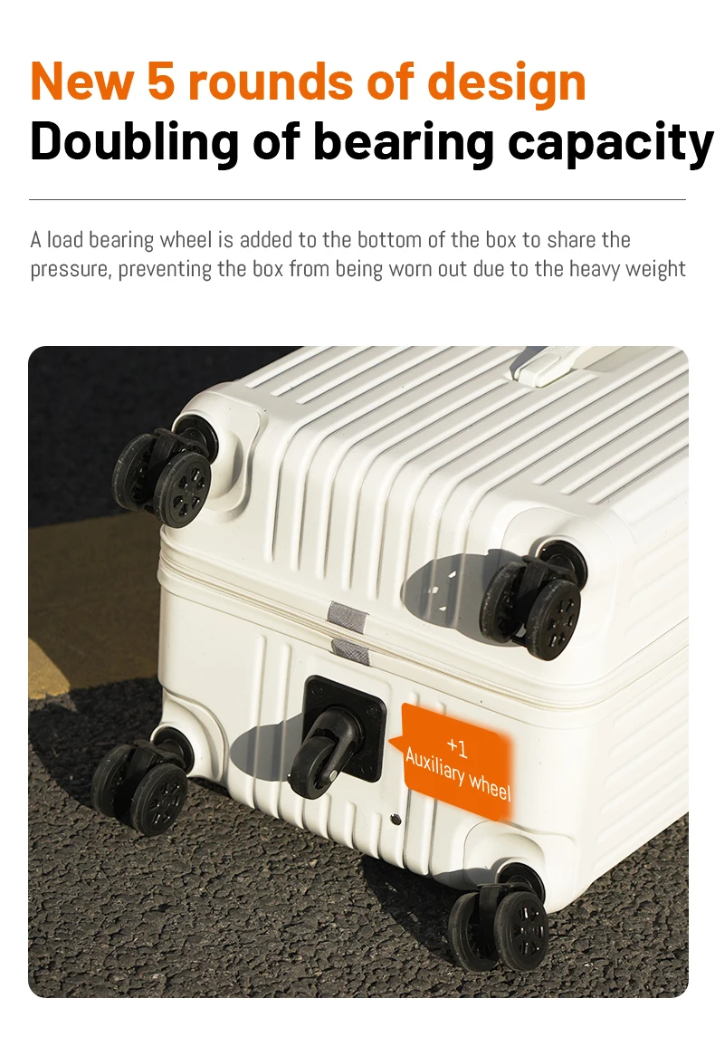 30 Inch Abs Anti Scratch Luggage Bag Travel Trunk Style Durable