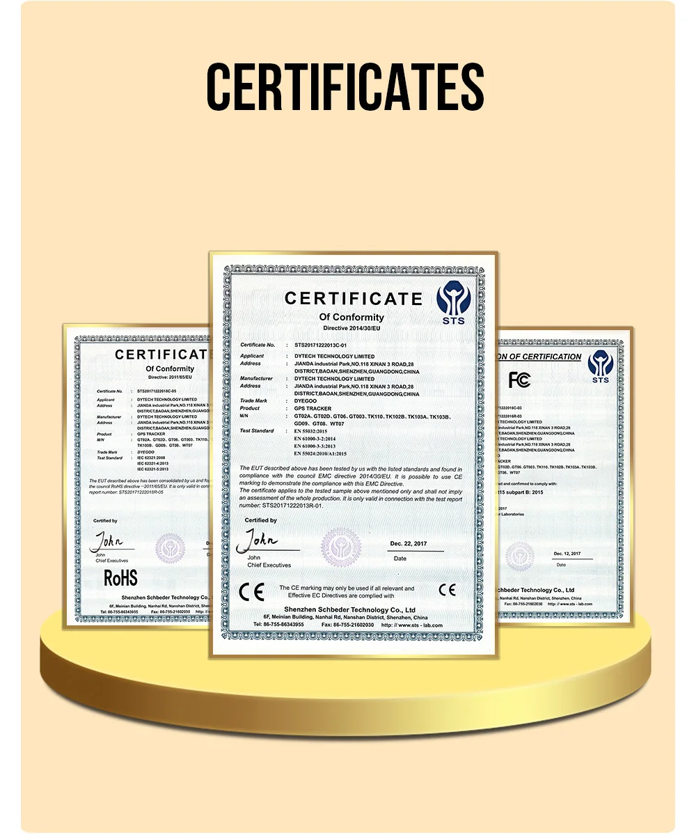 Dyegoo Gt06 Wholesale 2g 4g Obd Gps Tracker Gps Tracker For Car Real