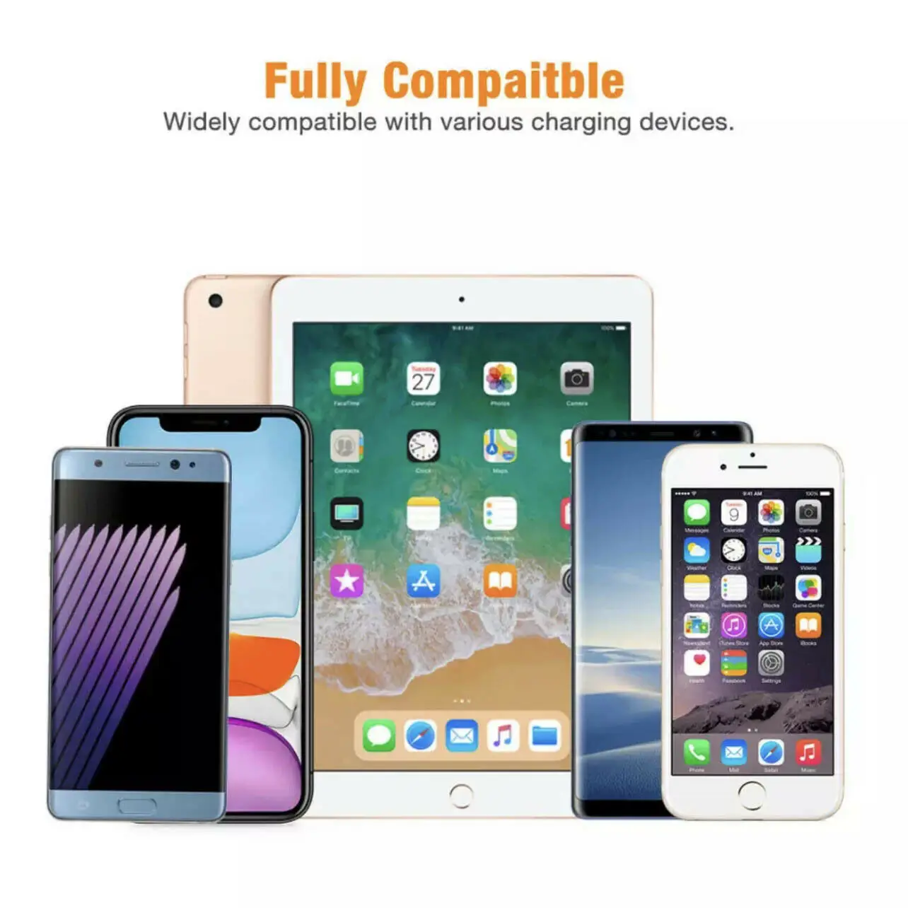 5 V 2A USB端口插孔壁式充电器5伏2安培交流至DC电源适配器白色