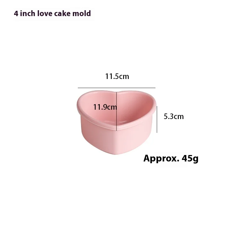 Factory Direct Love Shaped DIY Silicone Baking Mold for Valentine's Day Layered Cake Tray Mold Cake Tools manufacture