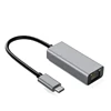 TYPE C 100 Mbit scheda di rete singola in lega di alluminio con indicatore RJ45