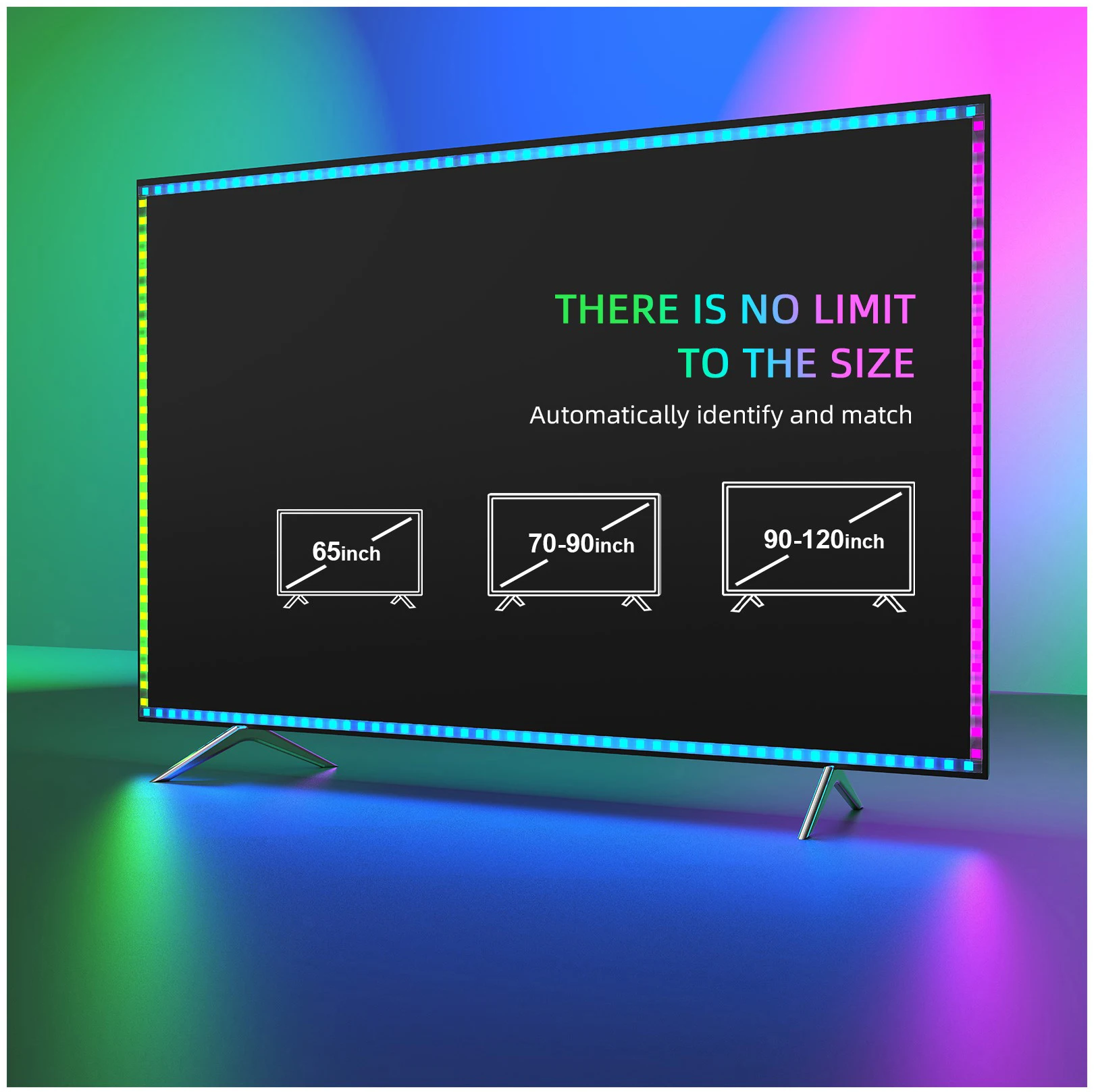 Tv Backlight Immersion Led Smart Wifi Tv Backlight With Camera For Tv