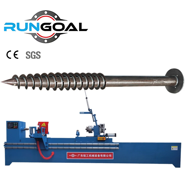 RUNGOAL CNC Blade Welding Machine for Photovoltaic Ground Screw Pile House Foundation Metal & Metallurgy Machinery