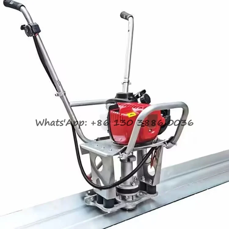 Construction Site Concrete Pavement Leveling Machine Integrated Vibrating Ruler Stainless Steel