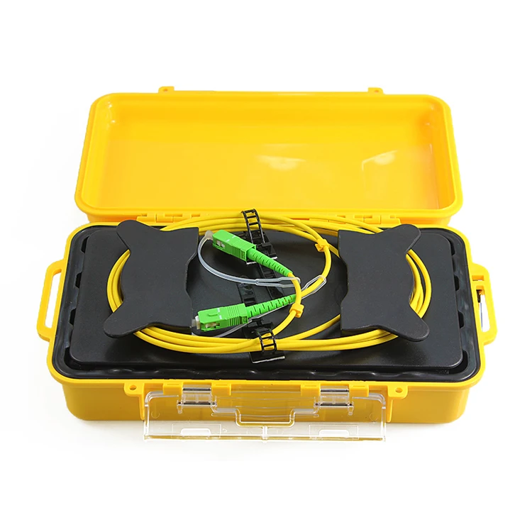 Fiber Optic Coil SC APC to SC APC SM OS2 G652D Pulse Suppressor OTDR Launch Cable Box 500M 1KM 2KM