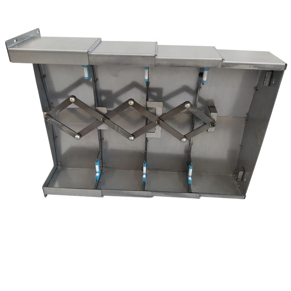 steel guardway linear rail telescopic way protective accordion bellows