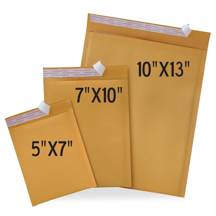 10x13 7x10 5x7 Padded Kraft Paper Mailing Wrap Carton Shipping