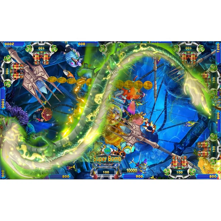 オーシャンハンターアーケードゲームチャレンジメカ-魚釣りゲーム 