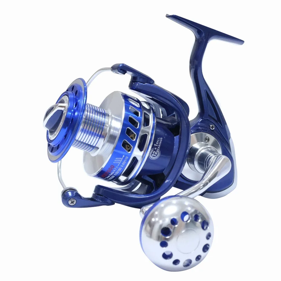 200 Series Drum Fishing Reel 12+1 Ball Bearing 5.5:1 Right Hand