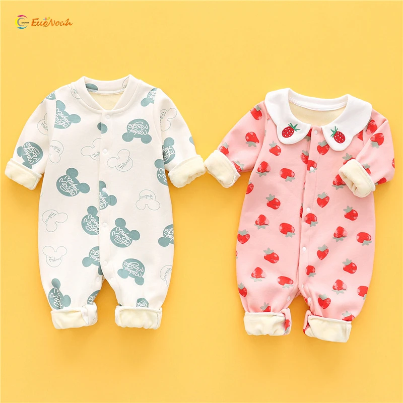 Combinaison D Hiver Rembourree En Velours Pour Bebe Vetement De Nouveau Ne De Couleur Rouge Nouveaute Automne Hiver Pour Garcon Et Fille Buy Bebe Plus De Velours Rembourre Salopette Fille Bebe D Hiver Manteau Garcon Vetements Bebe