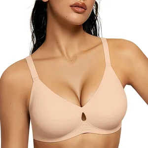 EU US Hot Selling Seamless Bra Soft Support Jelly Bra Wire-Free Push-Up Thin Comfortable Bra Brasier Push-up Jelly Bra for Woman