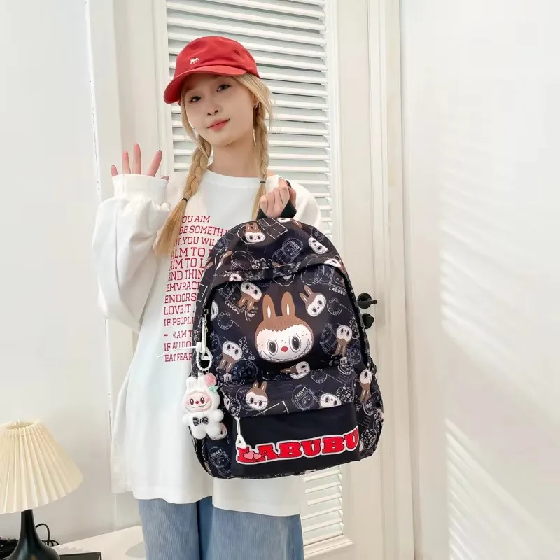 Labubu リュック 2025 POP Matt students School Bag Labubu Fashion casual