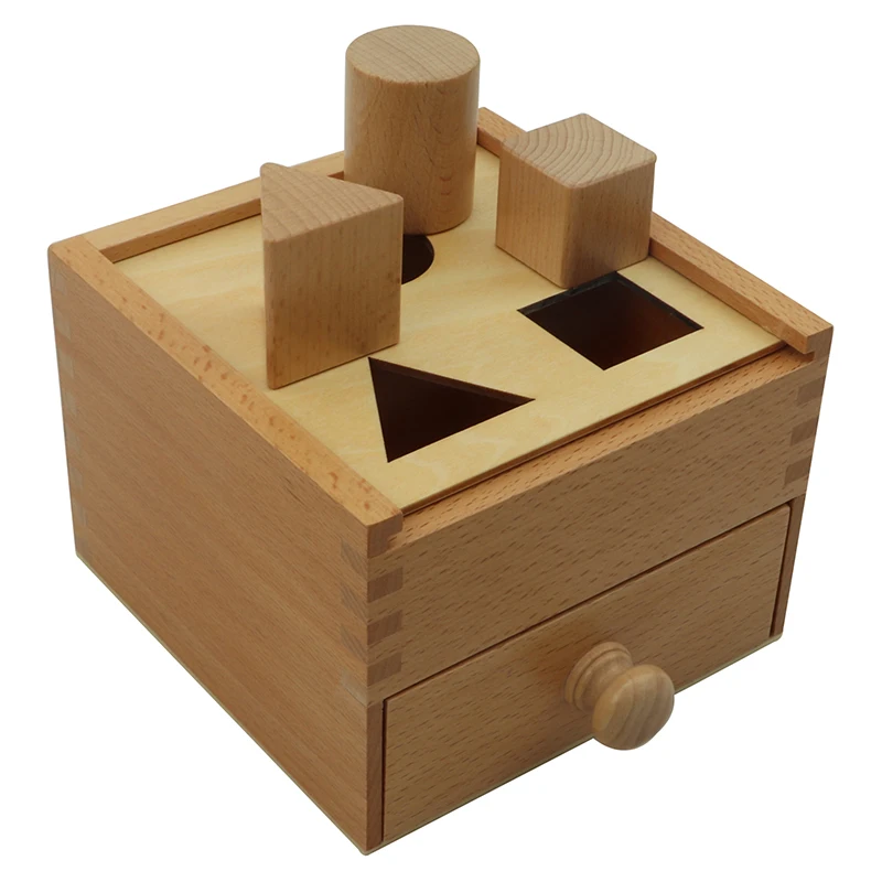 LT039  Multiple Shapes Blocks With Box Montessori Material Manufacturers Equipment Infant Momtessori Wholesale Suppliers Toys
