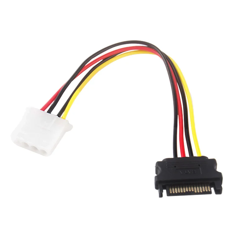 15 PIN SATA to Molex IDE 4 PIN Female Cable Adapter  Hard  Power Cable Serial ATA Sata  Power Supply