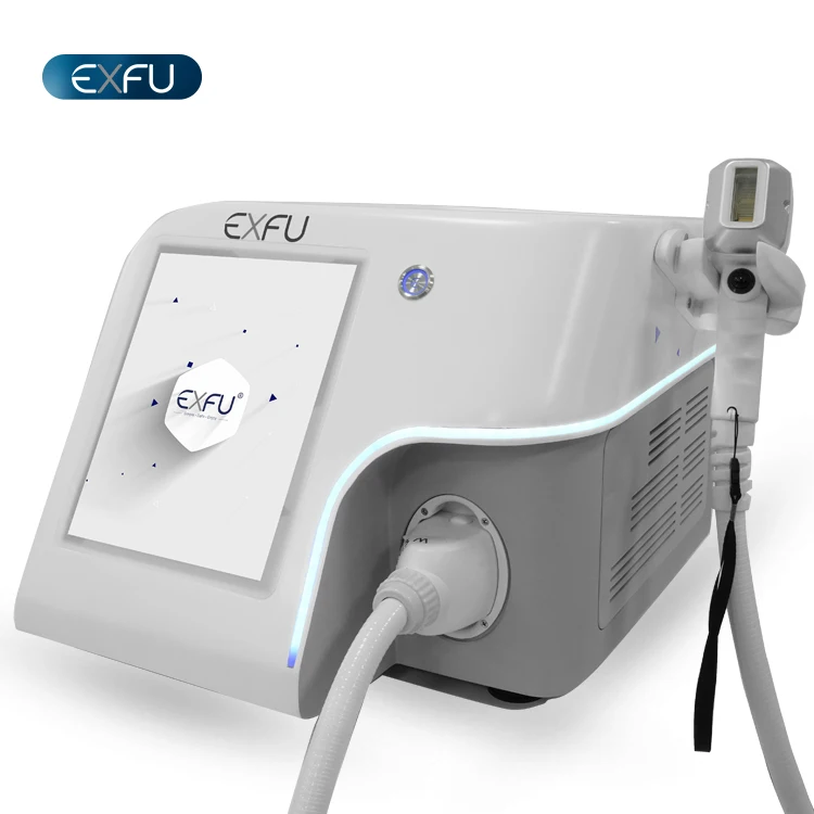 Portable  Diode Laser Model Exfu 2 Handles Salon Epilator Diode Laser Hair Removal Machine