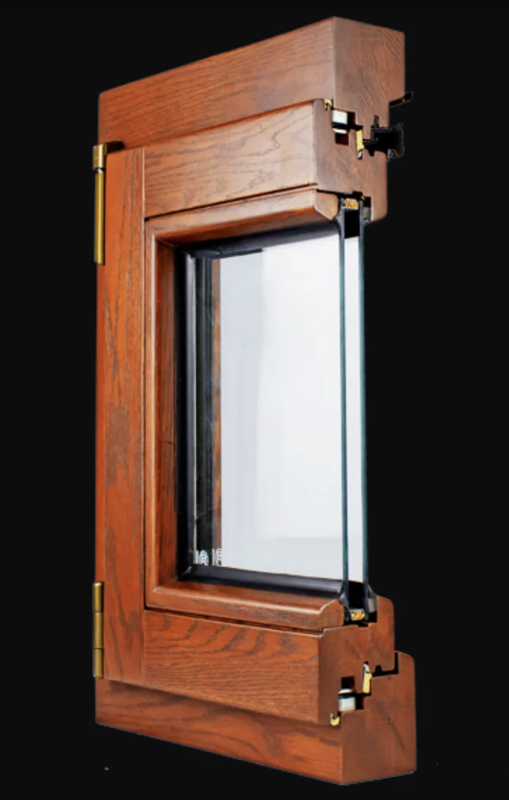 Wooden Wood Push Out Windows With Safety Glass Window Design Energy Efficient Solid Stainless Steel Horizontal Guangdong Modern