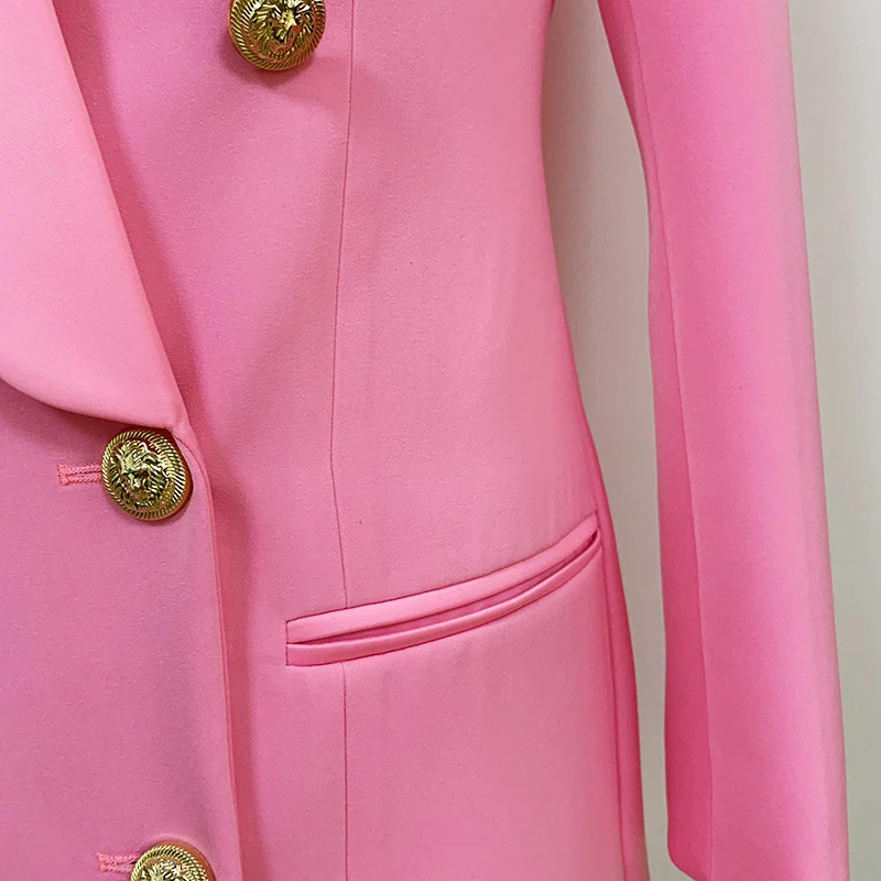 Top Quality 2022 Newest Designer Blazer Jacket Women's Lion Buttons ...
