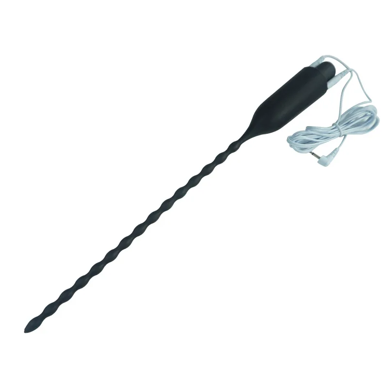 Free Custom Box - Electric Shock Urethral Dilator Set Silicone Penis Plug Catheter Sounds Electro Stimulate Chastity Device