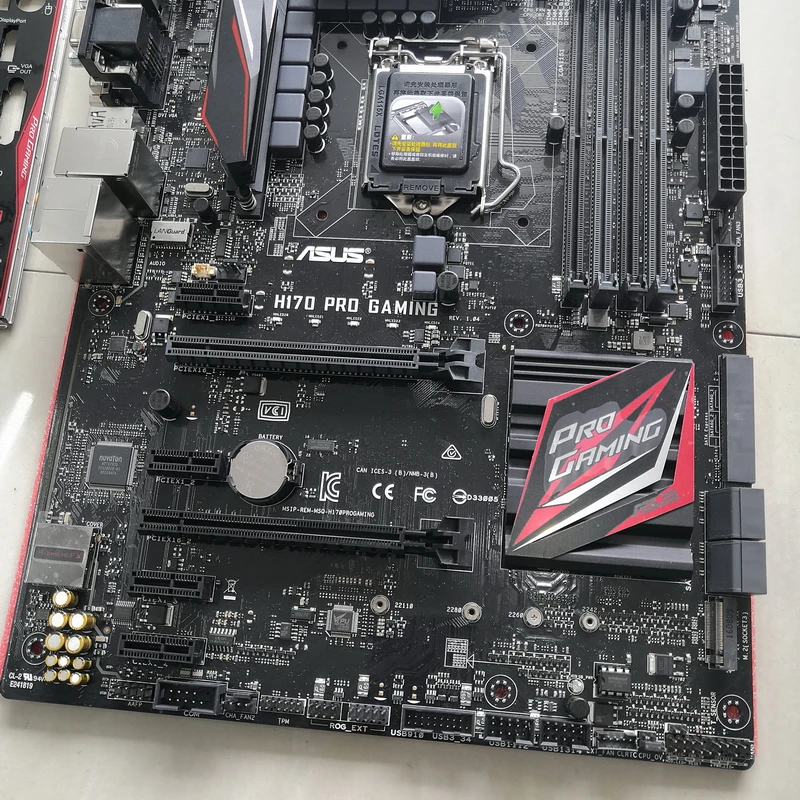 ASUS H170 PROGAMING用デスクトップマザーボードIntel H170 LGA1151 DDR4中古メインボードPC販売中|  Alibaba.com