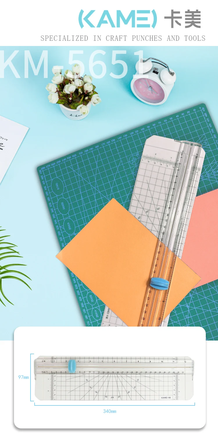 Kamei Paper Trimmer Printed Stationery Paper Cutter Paper Trimmer Flatbed Cutter For Office