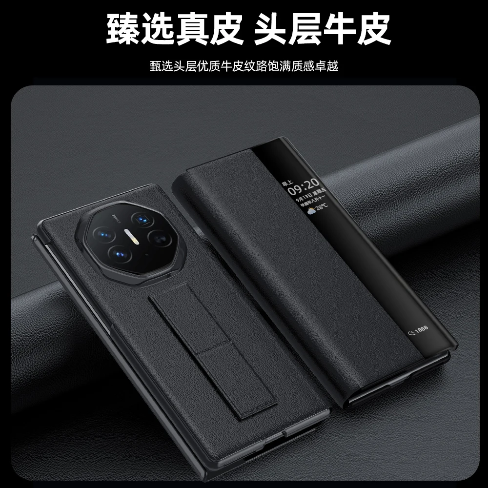 Jual Premium Leather Case HUAWEI Mate Xt Ultimate Stand Holder Flip Cover Di Seller Central Casing - Central Casing - Kab. Tangerang - View #4