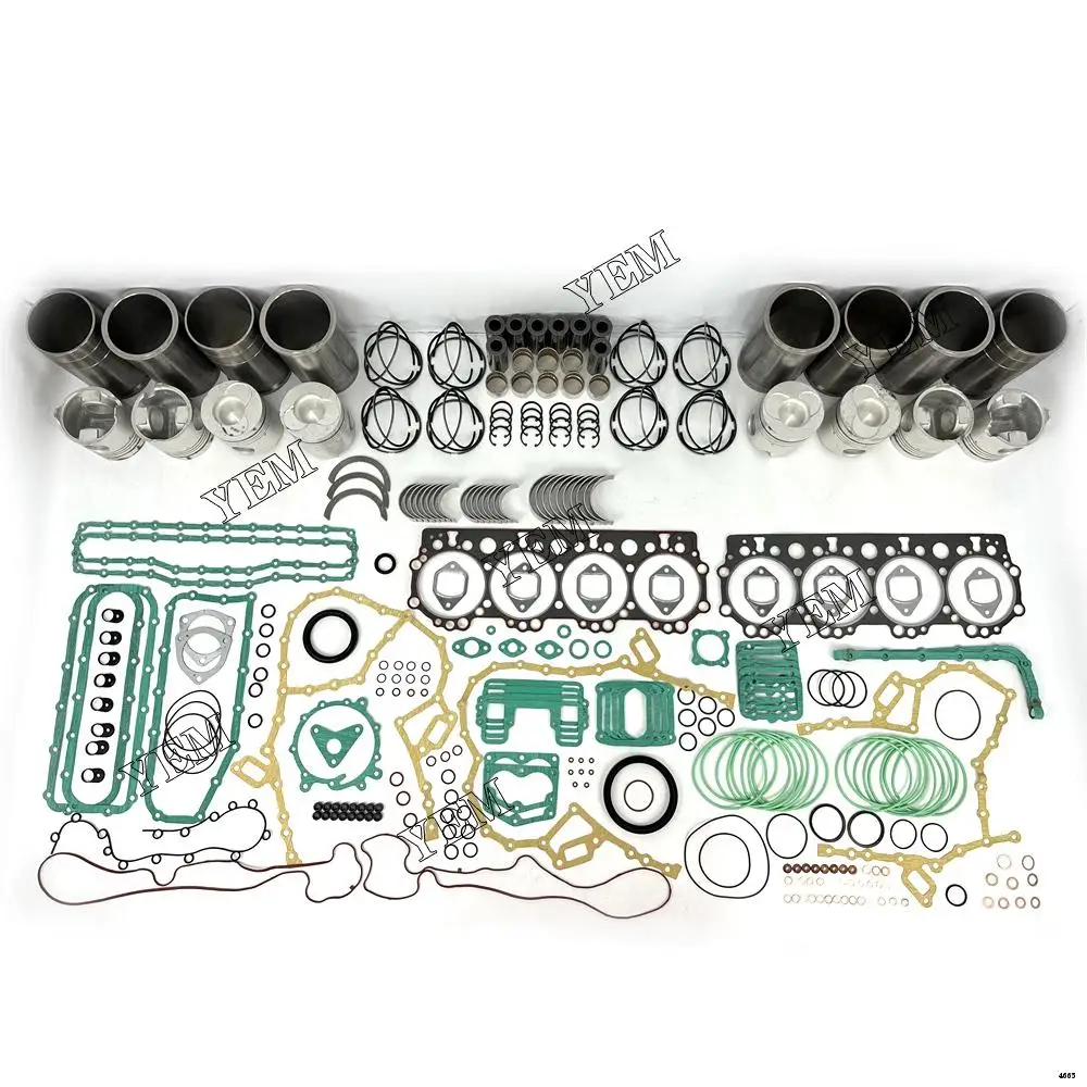 Extra Durable Overhaul Gasket Kit With Cylinder Gaskets Piston Rings Liner Bearings For Hino F17E