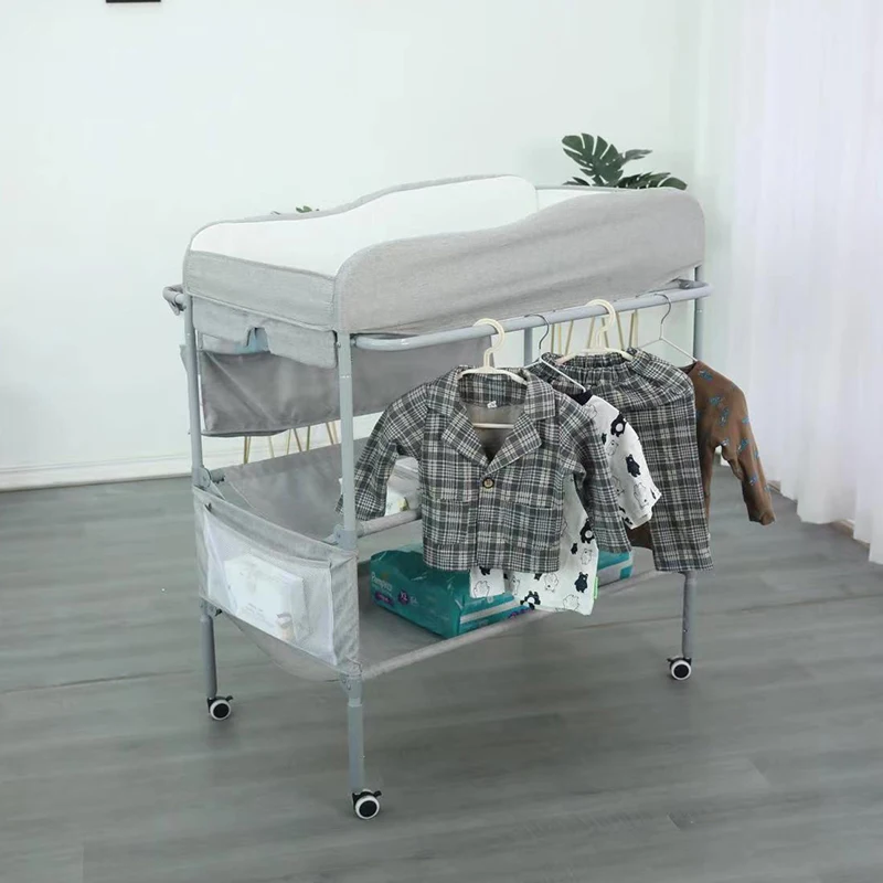 Cambiadores De Pañales Para Bebes Baby Changing Table With Wheels