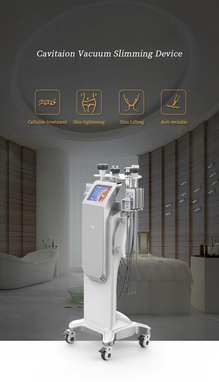 Lipolaser 6 In 1 Cavitation Machine 80k / 40k Laser Rf Fat Lipo