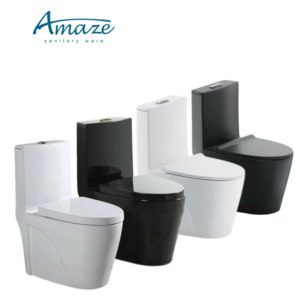 Modern bathroom floor mounted dual flush siphonic modern wc ceramic commode sanitary ware one piece toilet bowl