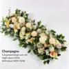 Composizione floreale color champagne lunga 90 cm