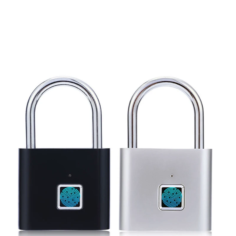 Smart Fingerprint Waterproof Padlock Biometric Anti-theft Suitcase Keyless Lock 