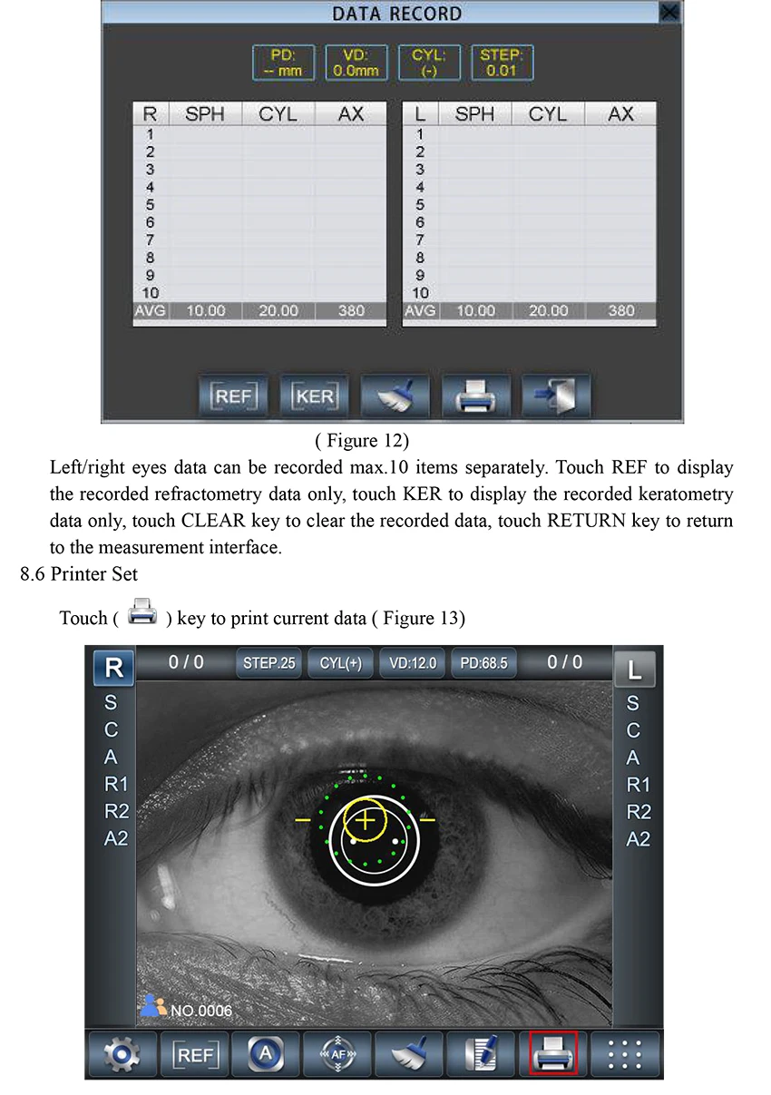 Medical Laboratory Ophthalmology Equipment Auto Refractometer Price